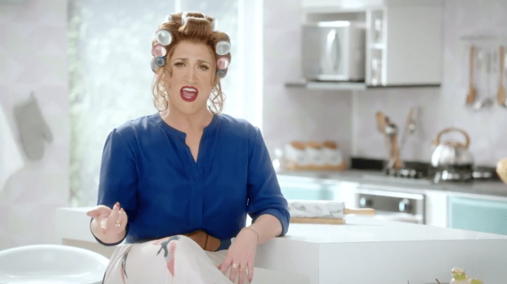 Dona Hermínia falando a real pela Casas&nbsp;Bahia